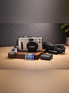 Canon Powershot G1 3.3MP Digital Camera With 128 MB Memory Card, Silver - Tested